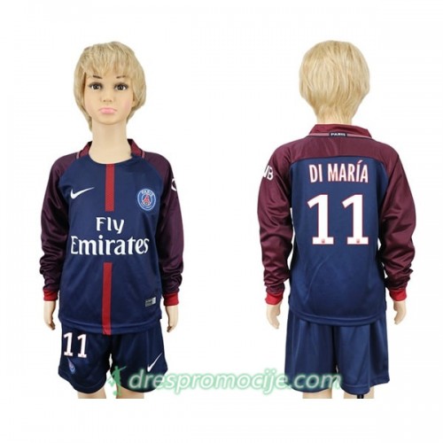 Paris SG Dres Di Maria 11 Dječji Domaći 2017/18 Dugim Rukavima Paris SG Dres Di Maria 11 Dječji Domaći 2017/18 Dugim Rukavima